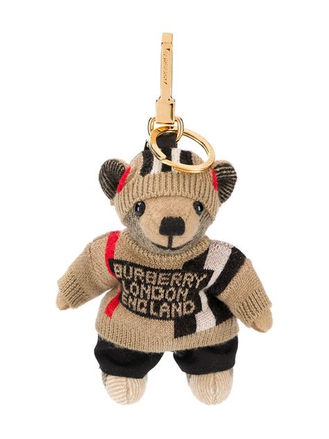 burberry bear limited edition key chain|burberry keyrings farfetch.